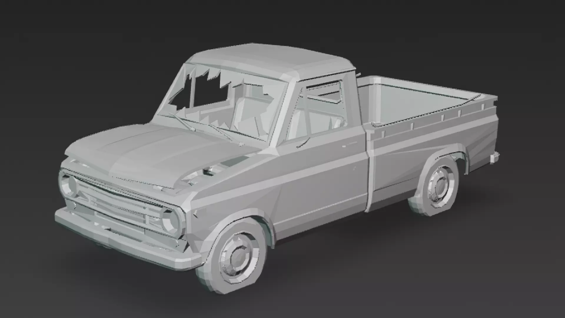 Abandoned Rusty Vehicles Pack 3D Models PBR 3D model_43