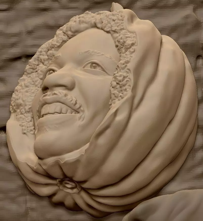 Scarecrow Kicking Pumpkin 3D print model_27