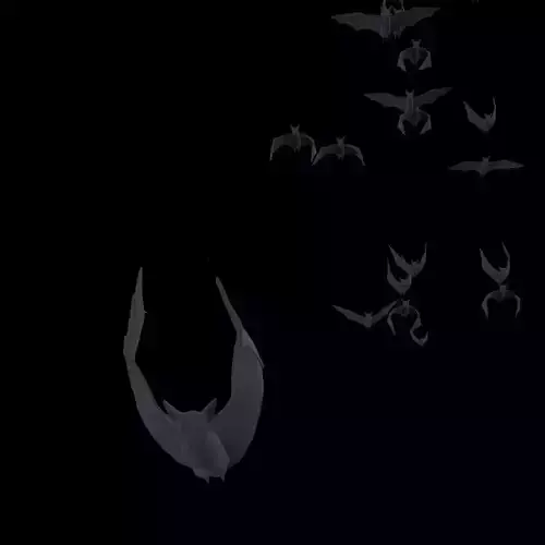 Bats Swarm Animation 