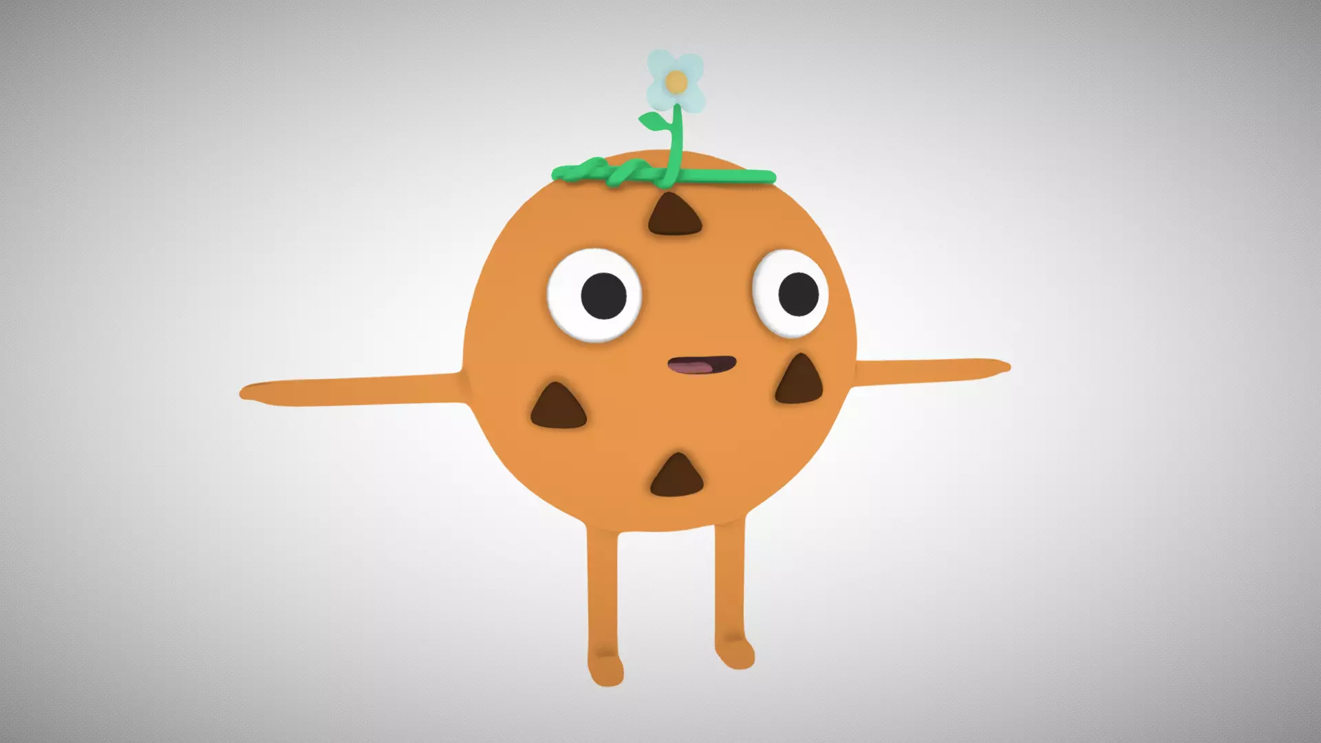 Princess Cookie 3D model_0