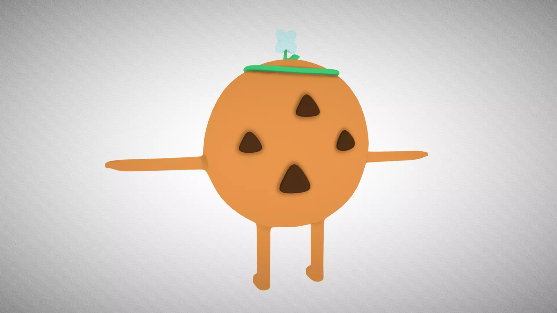 Princess Cookie 3D model_1