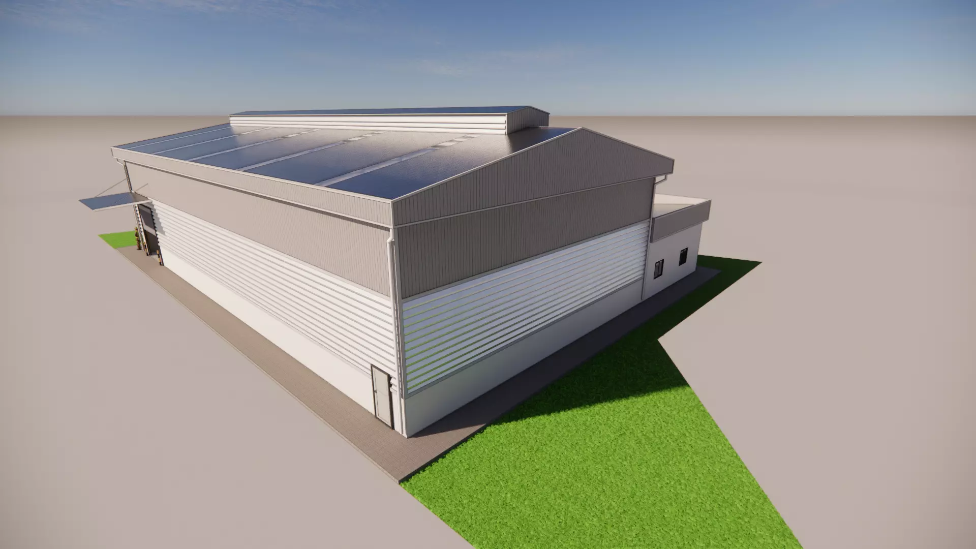 factory building 3D model_2