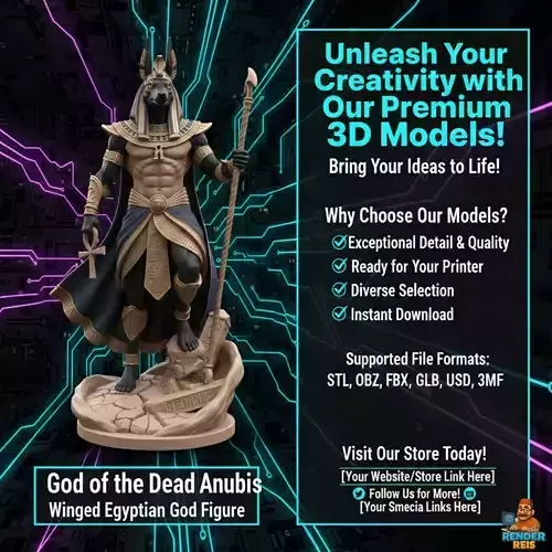 God of the Dead Anubis Figure