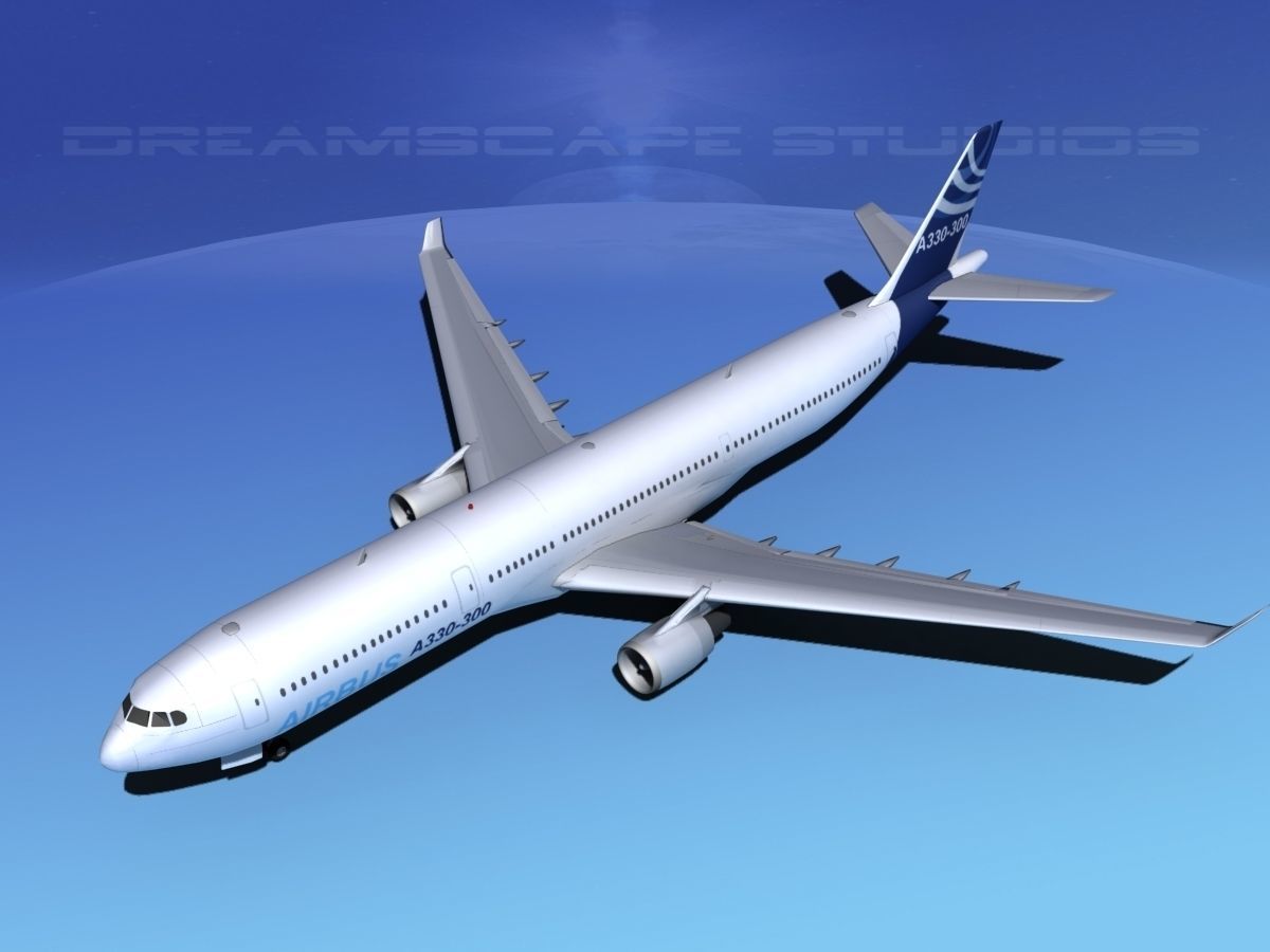 A330-300 Airbus 3D model_10