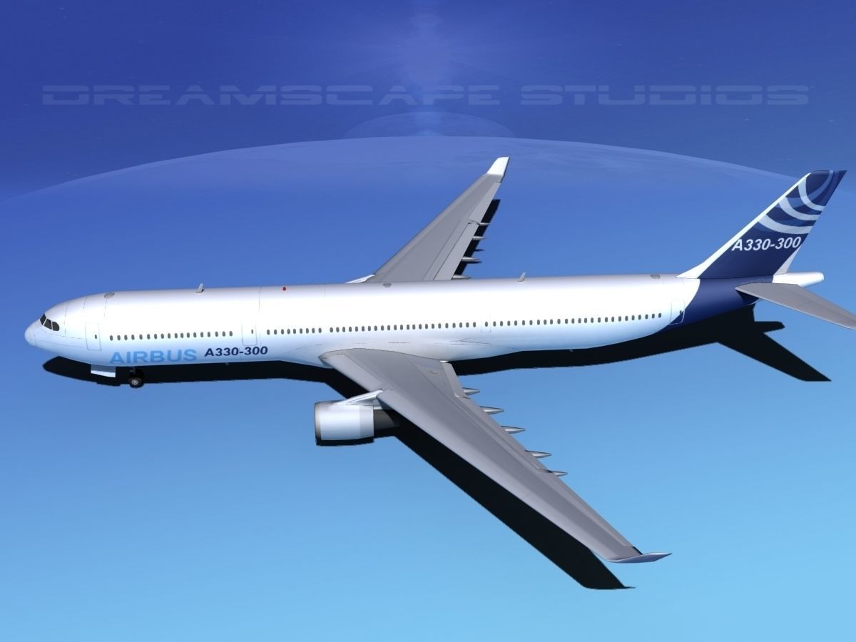 A330-300 Airbus 3D model_9