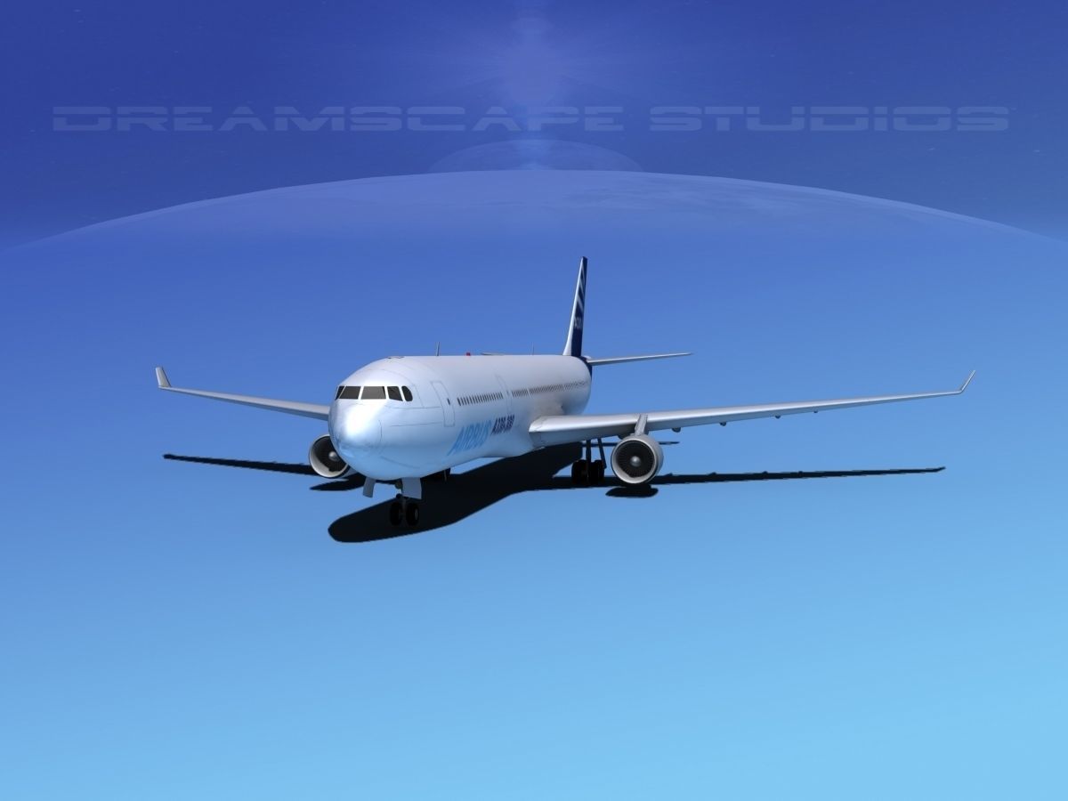 A330-300 Airbus 3D model_1