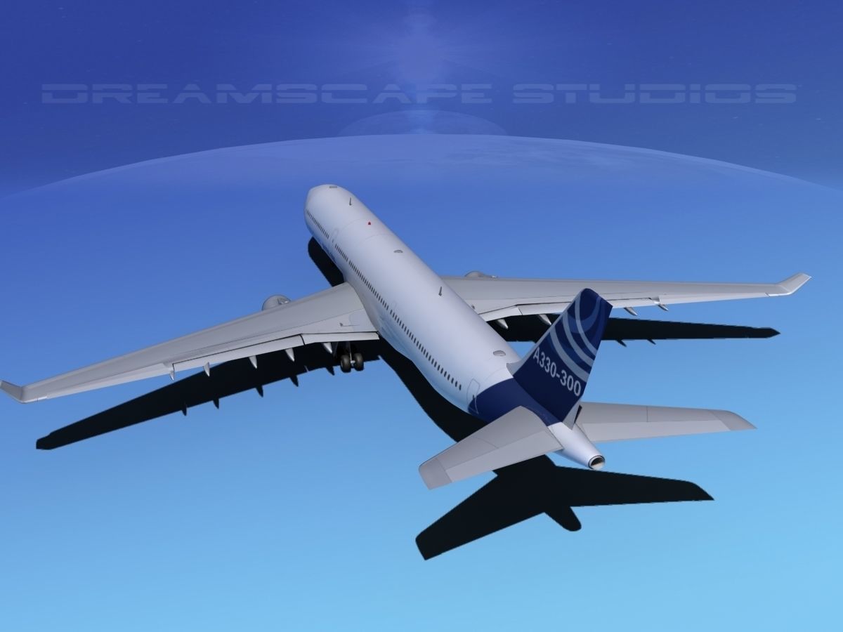 A330-300 Airbus 3D model_7