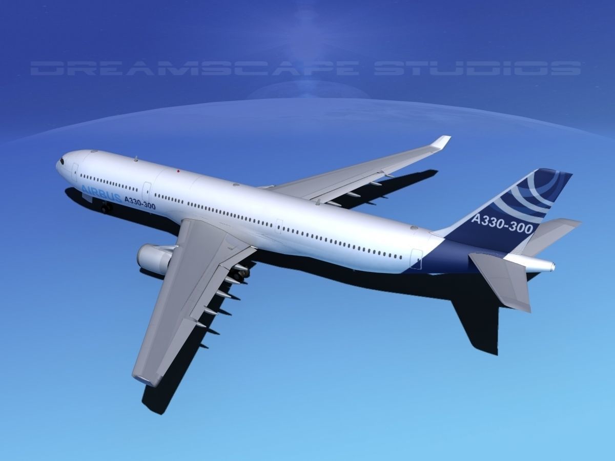 A330-300 Airbus 3D model_8