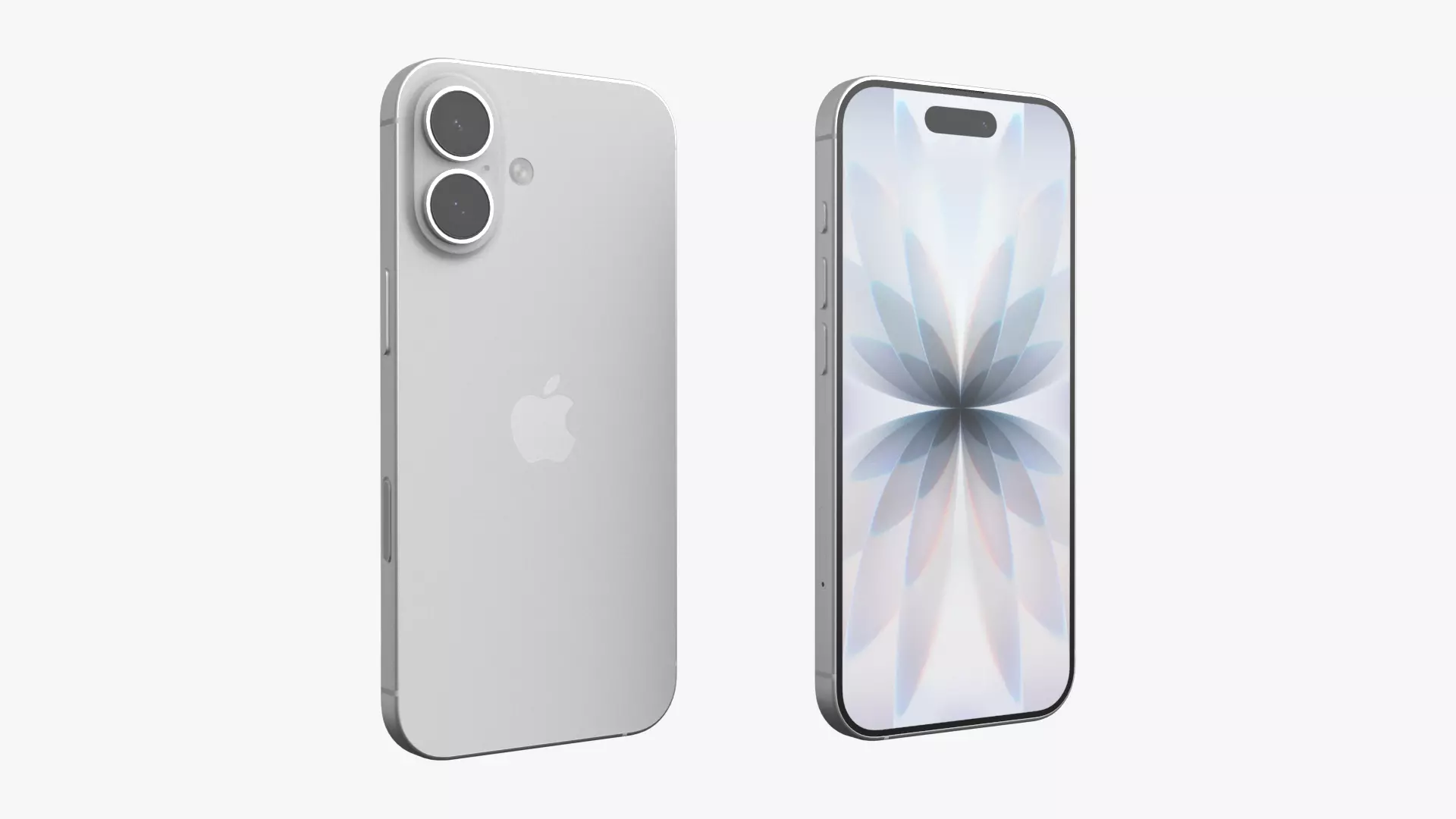 Apple iPhone 17 White 3D model_2