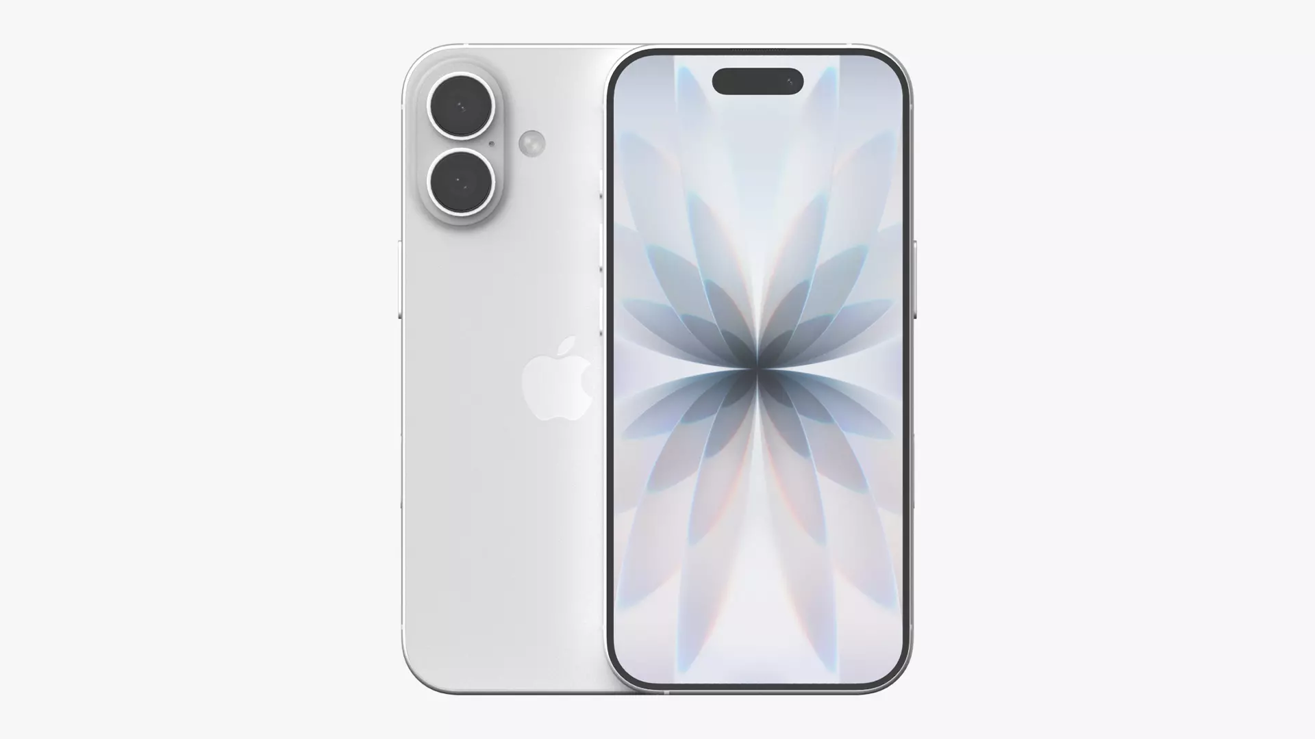 Apple iPhone 17 White 3D model_0