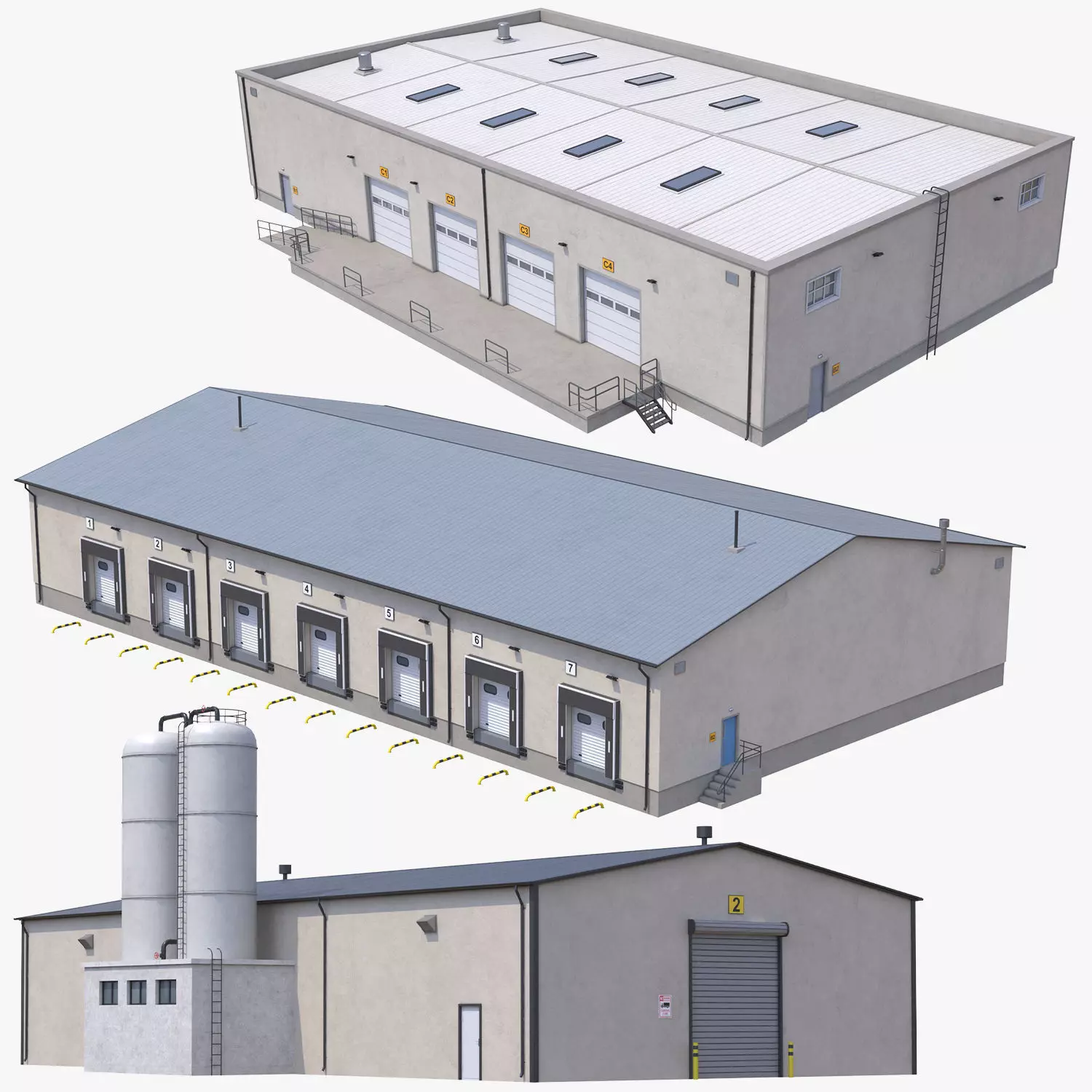 3  PBR Industrial Buildings Collection _0