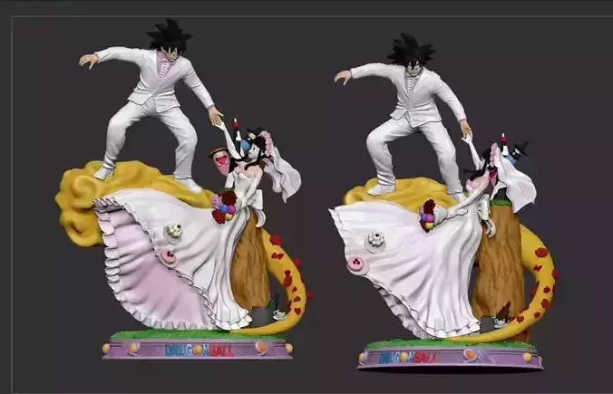 Goku chichi mariage 