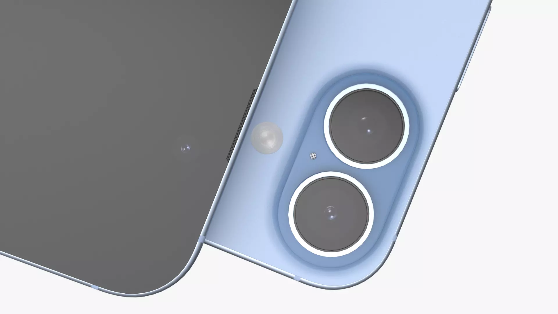 Apple iPhone 17 Mist Blue 3D model_9