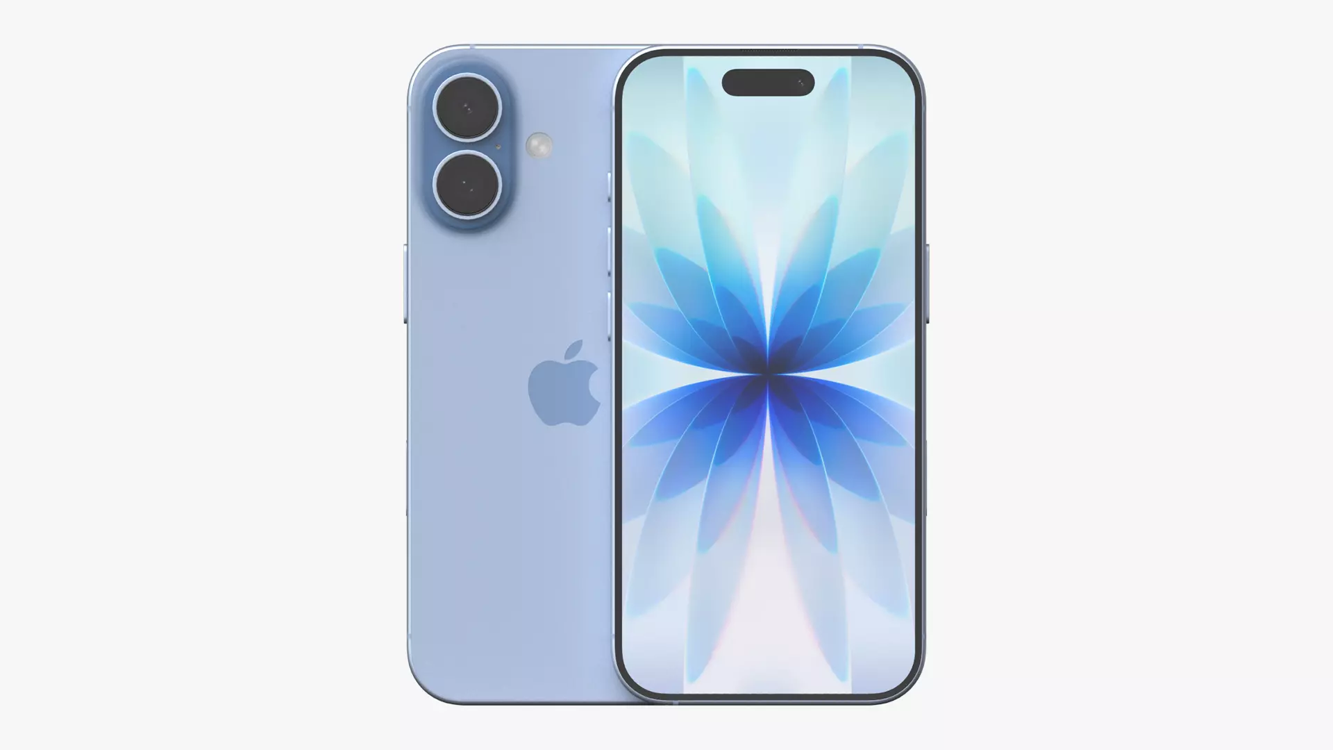 Apple iPhone 17 Mist Blue 3D model_0