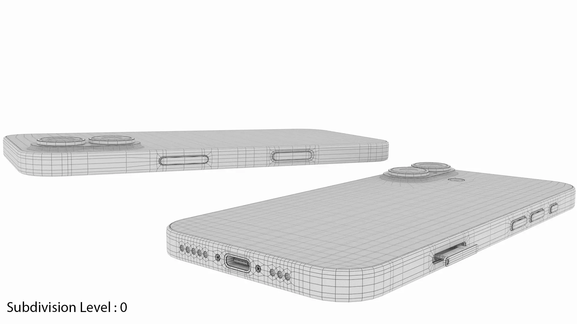 Apple iPhone 17 Mist Blue 3D model_13