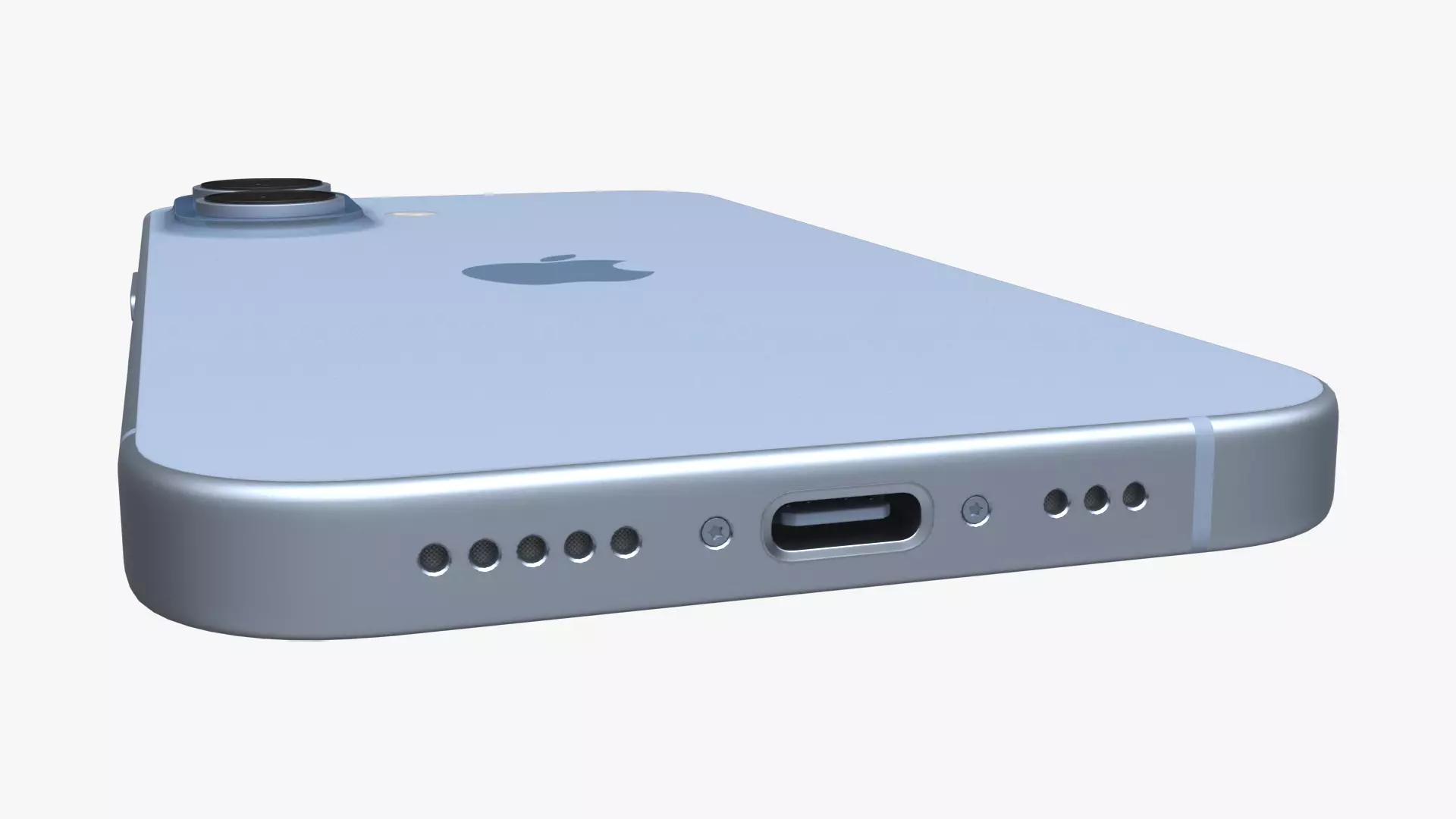 Apple iPhone 17 Mist Blue 3D model_8
