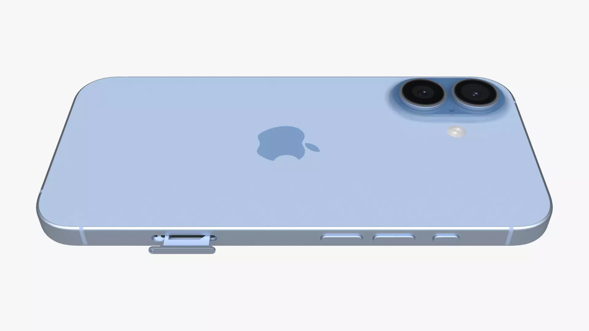 Apple iPhone 17 Mist Blue 3D model_10