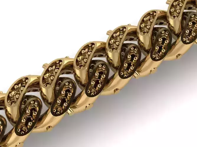 hollow chain bracelet