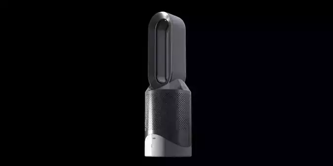 Realistic Bladeless Air Purifier Inspired by Dyson