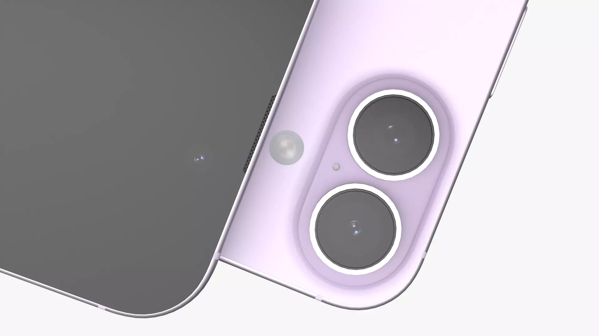 Apple iPhone 17 Lavender 3D model_9