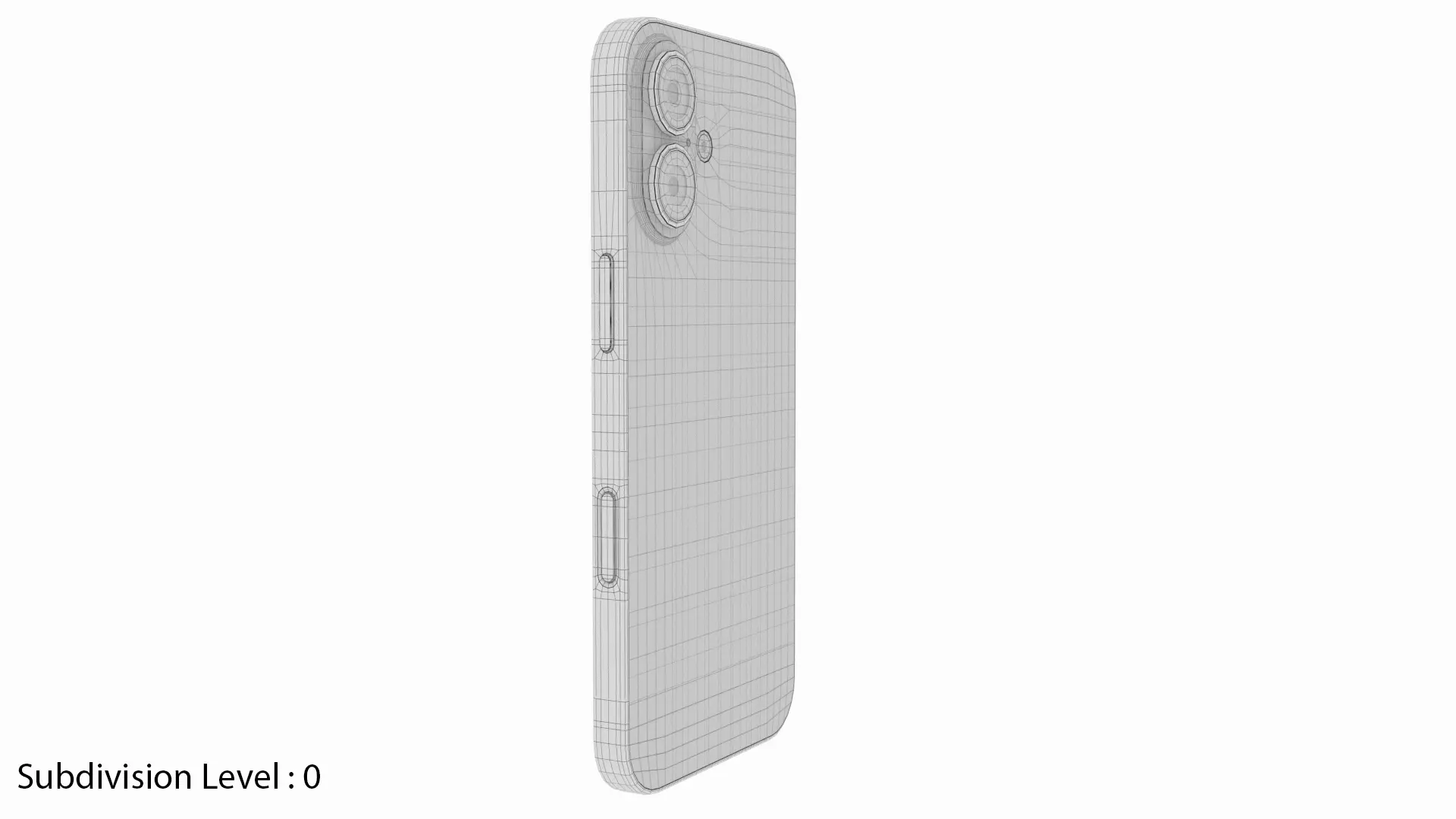 Apple iPhone 17 Lavender 3D model_11