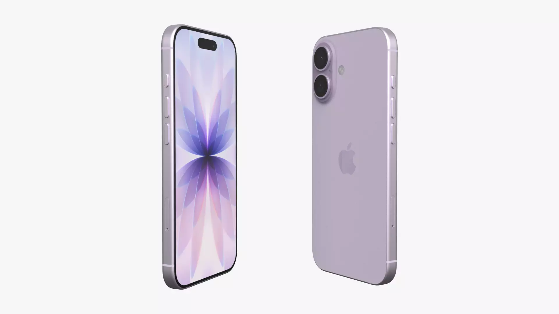 Apple iPhone 17 Lavender 3D model_3