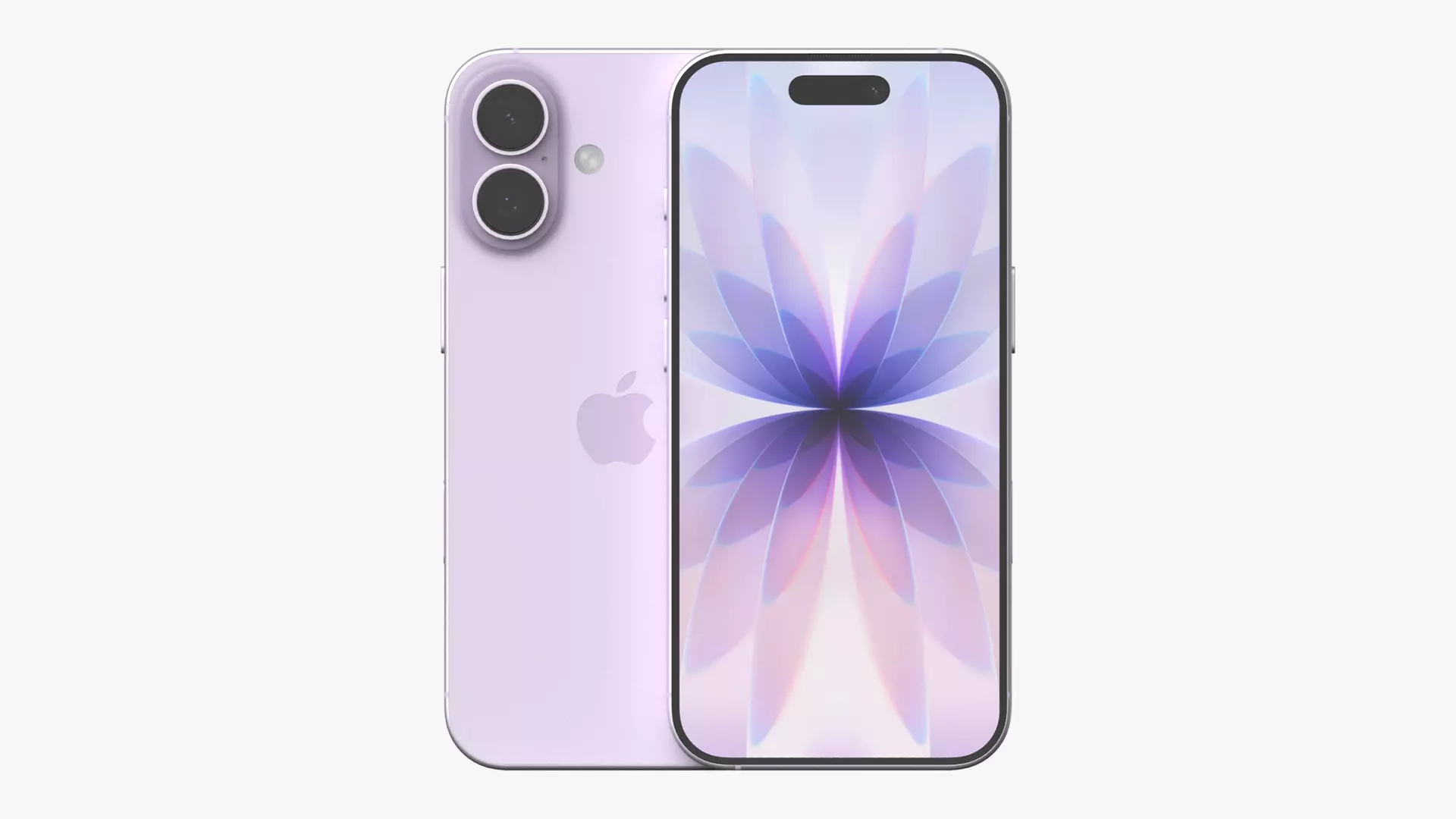 Apple iPhone 17 Lavender 3D model_0