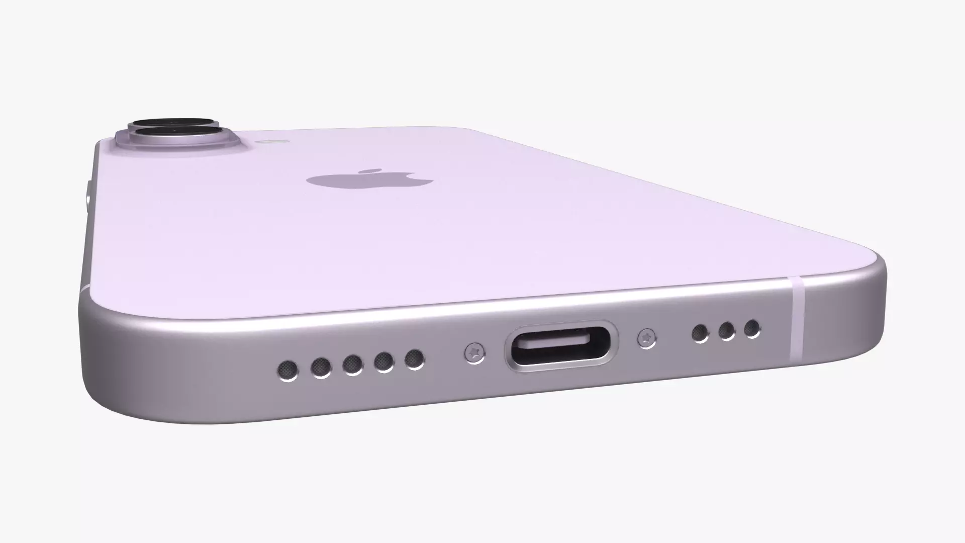 Apple iPhone 17 Lavender 3D model_8