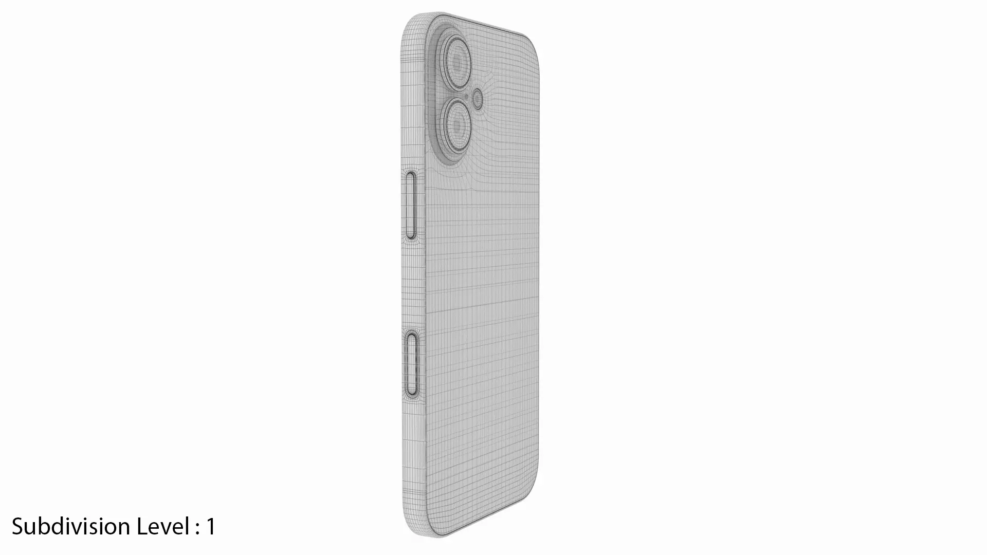 Apple iPhone 17 Lavender 3D model_12