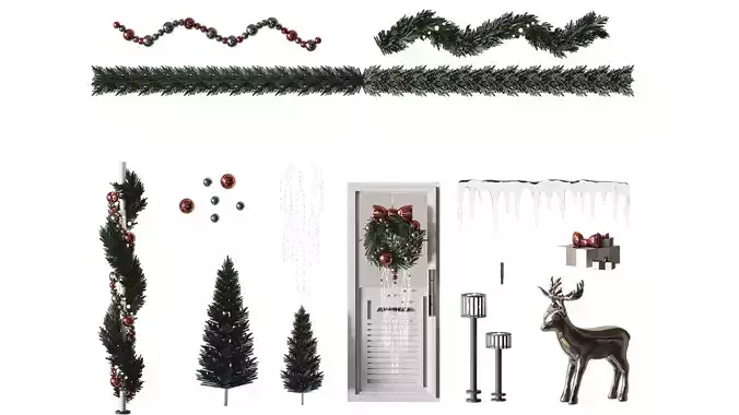 Set for winter holidays