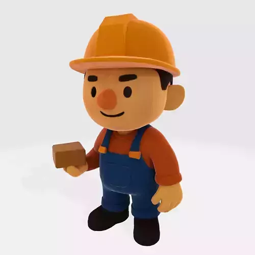 Construction Worker 3D print 3D print model