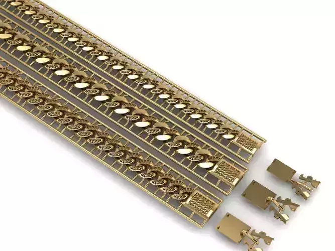 hollow chain bracelet