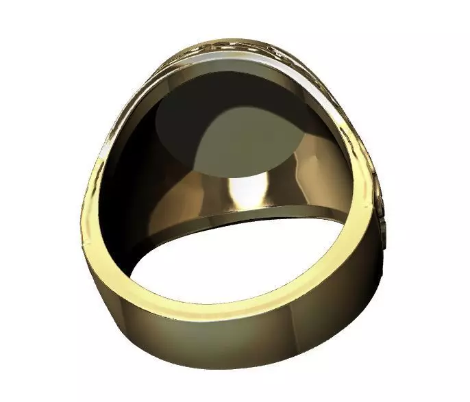 LION RING 3D print model_2