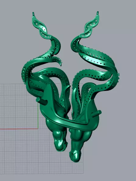 magerit wild sprit horses 3D print model_3