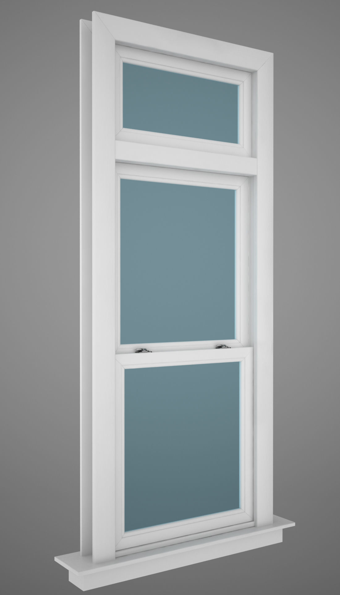 Double hung windows wood collection 3D model | CGTrader