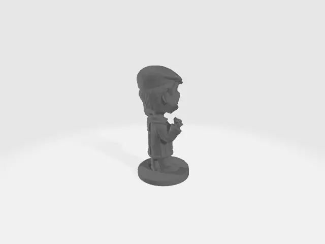 characters from only fools n horses sitcom dell boy 3D print model_0