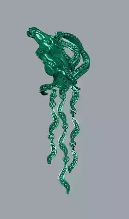 magerit wild spirit horses earrings 3D print model magerit wild spirit horses earrings 3D print model