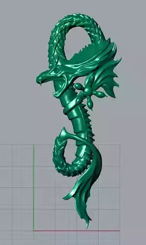 carrera y carrera dragon pendant