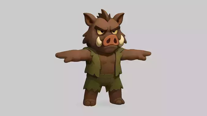 Boar  3D Character