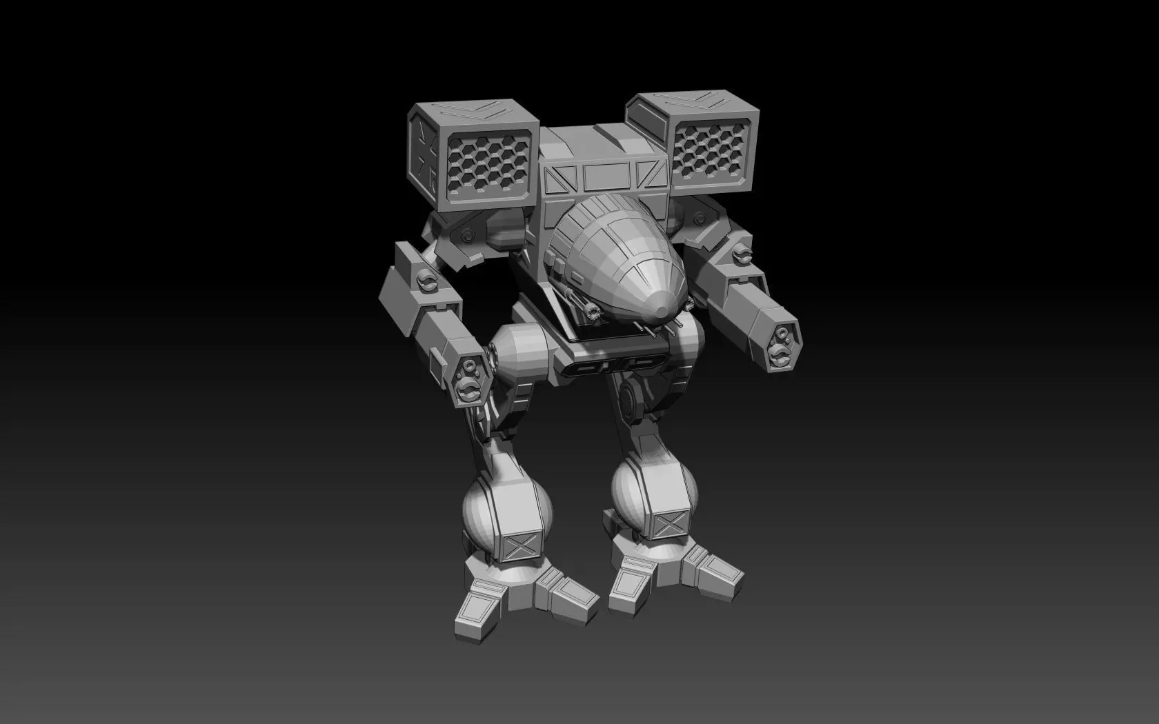 Mad Cat  3D model 3D print model_0