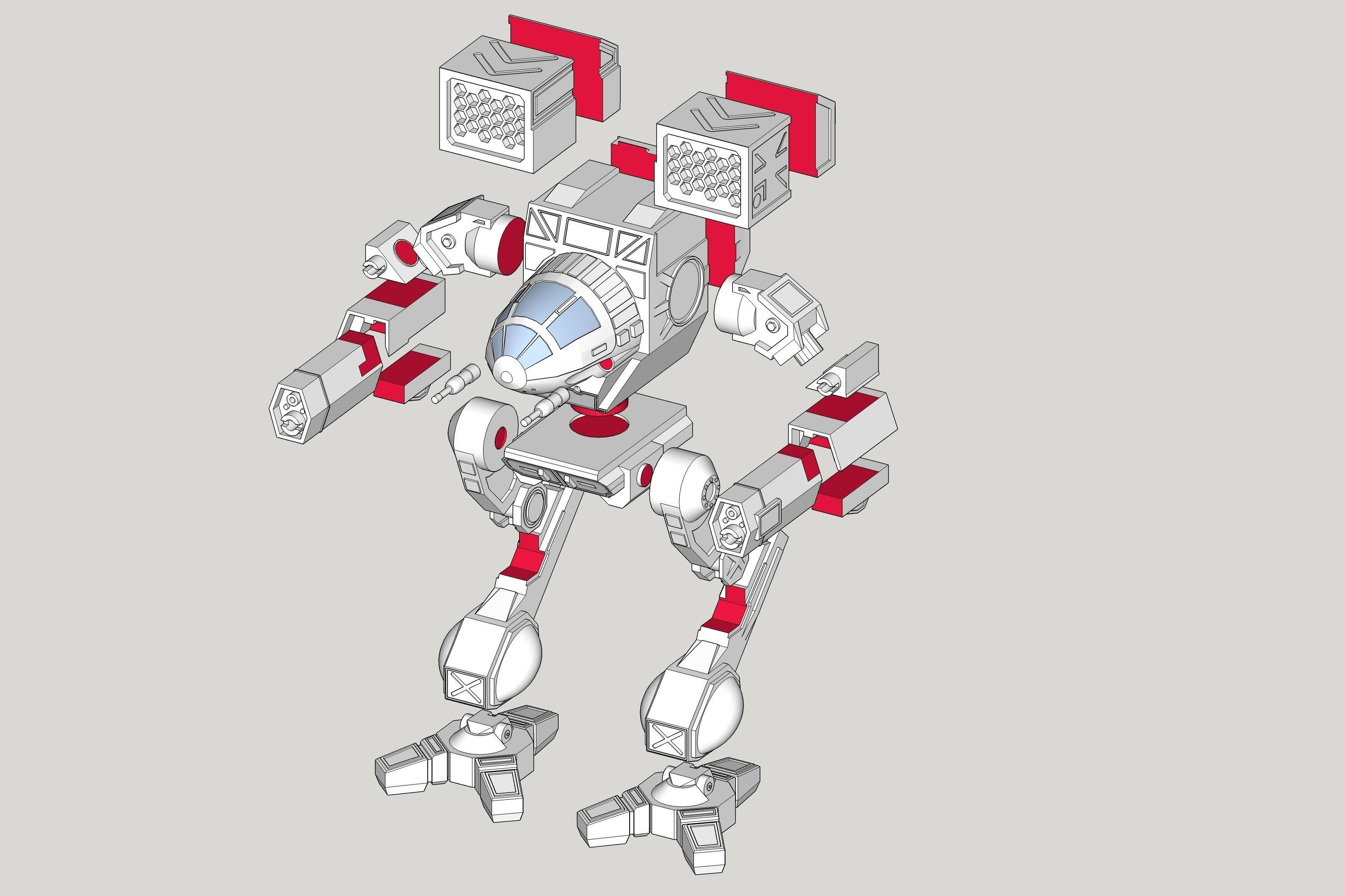 Mad Cat  3D model 3D print model_4