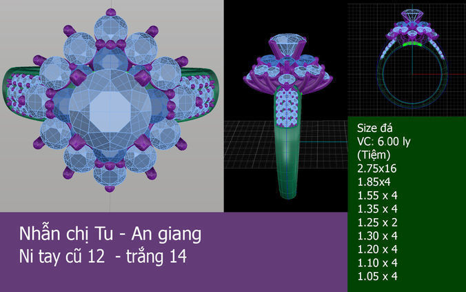 Vip ring 007 3D print model_2