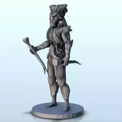 Alien knight with armour 1 - Future Sci-Fi SF Post apocalyptic T