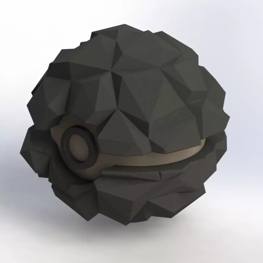 Rock Ball 3D print model