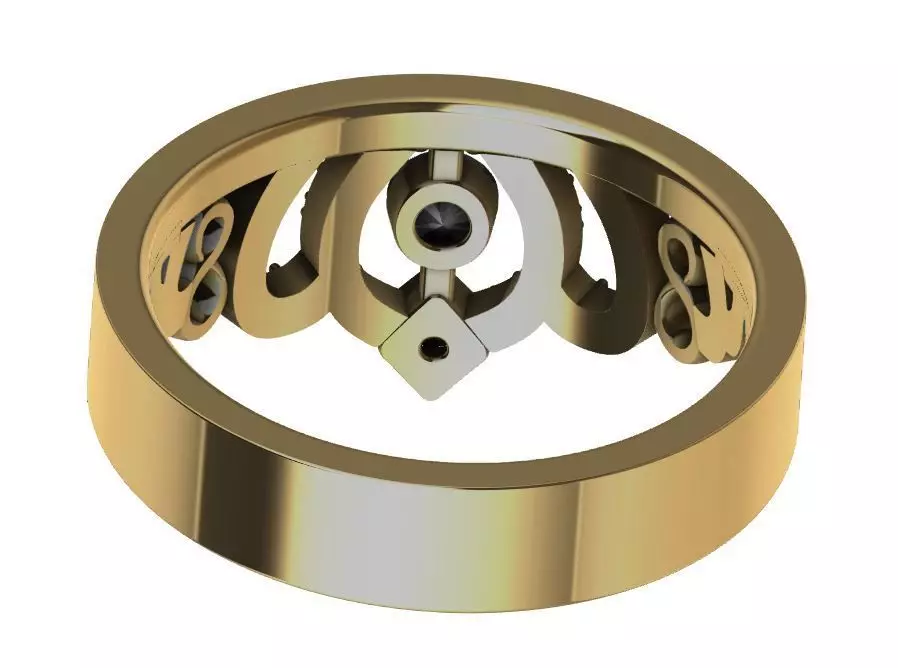 RING CROWN 15 3D print model_1