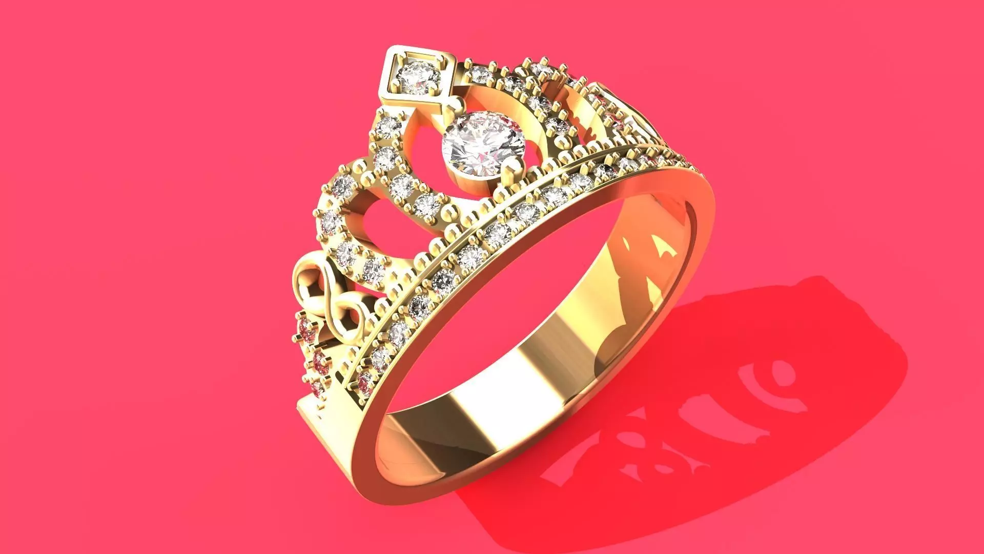 RING CROWN 15 3D print model_0