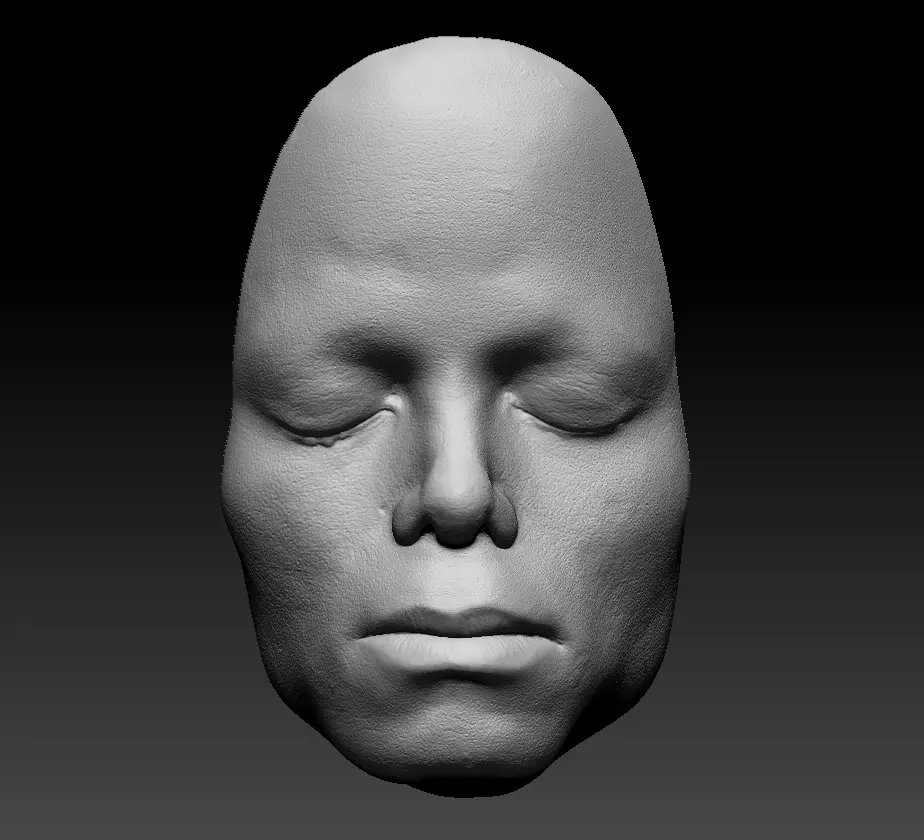 Michael Jackson Lifecast 3D Head Likeness MJ Thriller 3D model