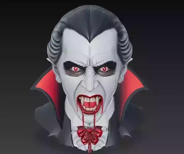 Vampire Count - Gothic Horror 3D Bust 3D print model Vampire Count - Gothic Horror 3D Bust 3D print model