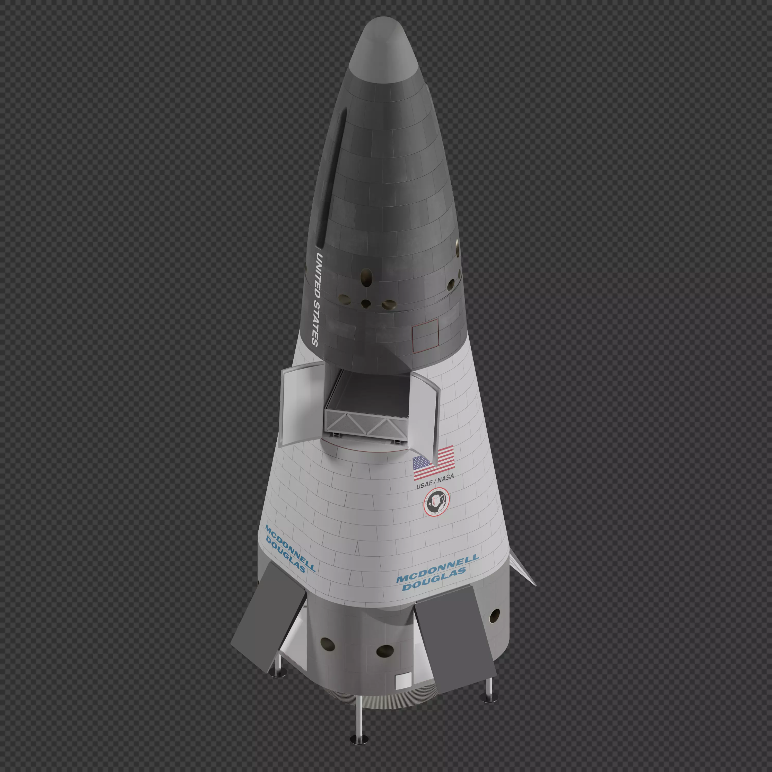 Delta Clipper 3D model