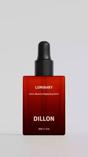 Luminary Cosmetic Glass Serum Bottle